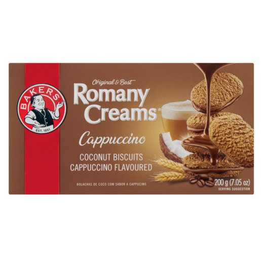 Bakers Romany Creams Cappuccino (South Africa) 200g - Candy Mail UK