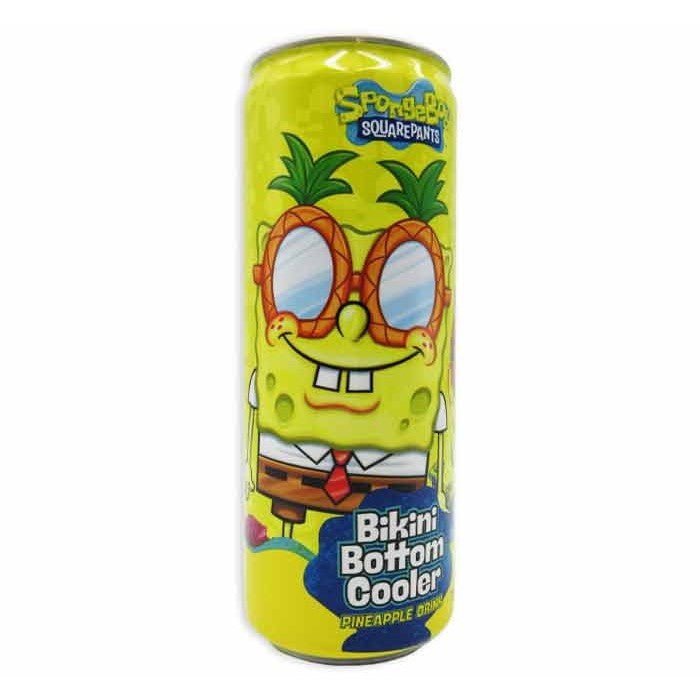 Boston America SpongeBob SquarePants Bikini Bottom Cooler Pineapple Drink 355ml - Candy Mail UK