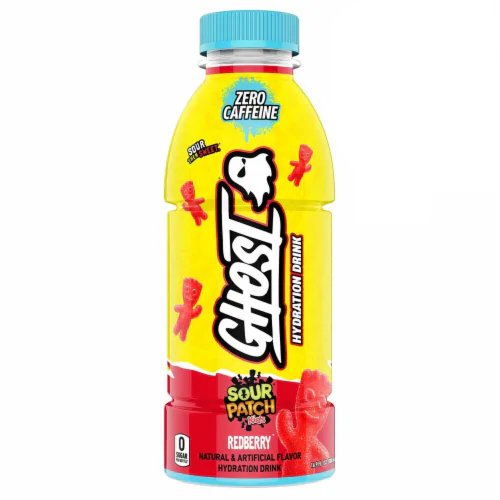 Ghost Hydration Sour Patch kids Redberry 500ml - Candy Mail UK