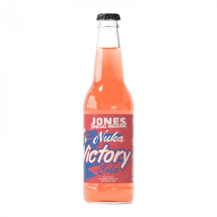 Jones Soda Nuka Victory Cola Peach Mango 355ml - Candy Mail UK
