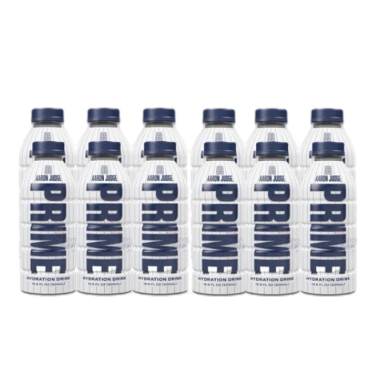 (Pre-Order) Case of 12 Prime Hydration Aaron Judge White Bottle 500ml - Candy Mail UK