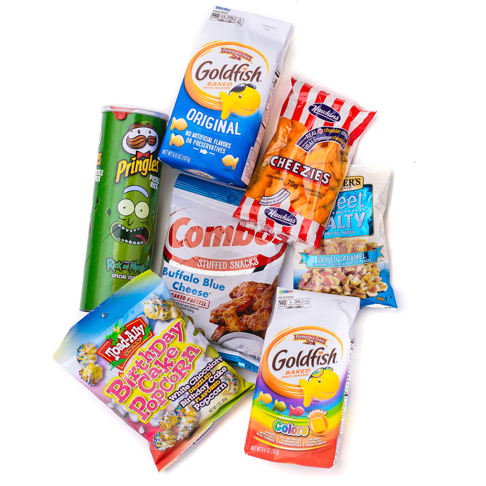 American Snacks, Chips and Crisps from around the world!