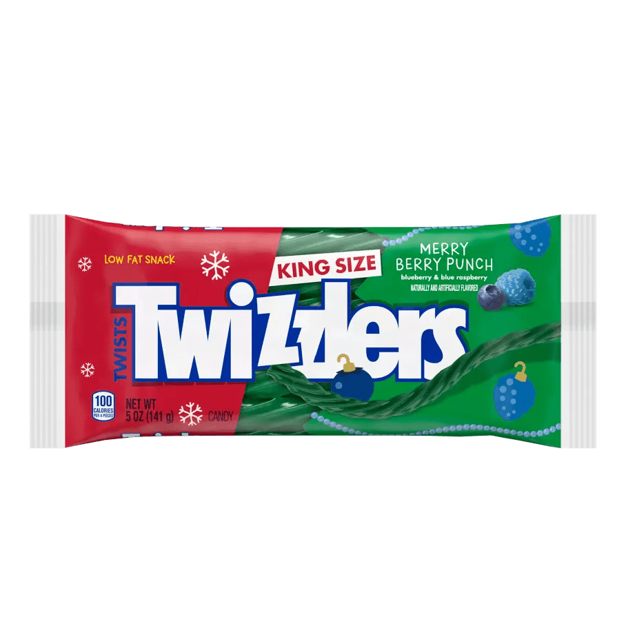 Twizzlers Twists Merry Berry Punch King Size 141g Candy Mail UK