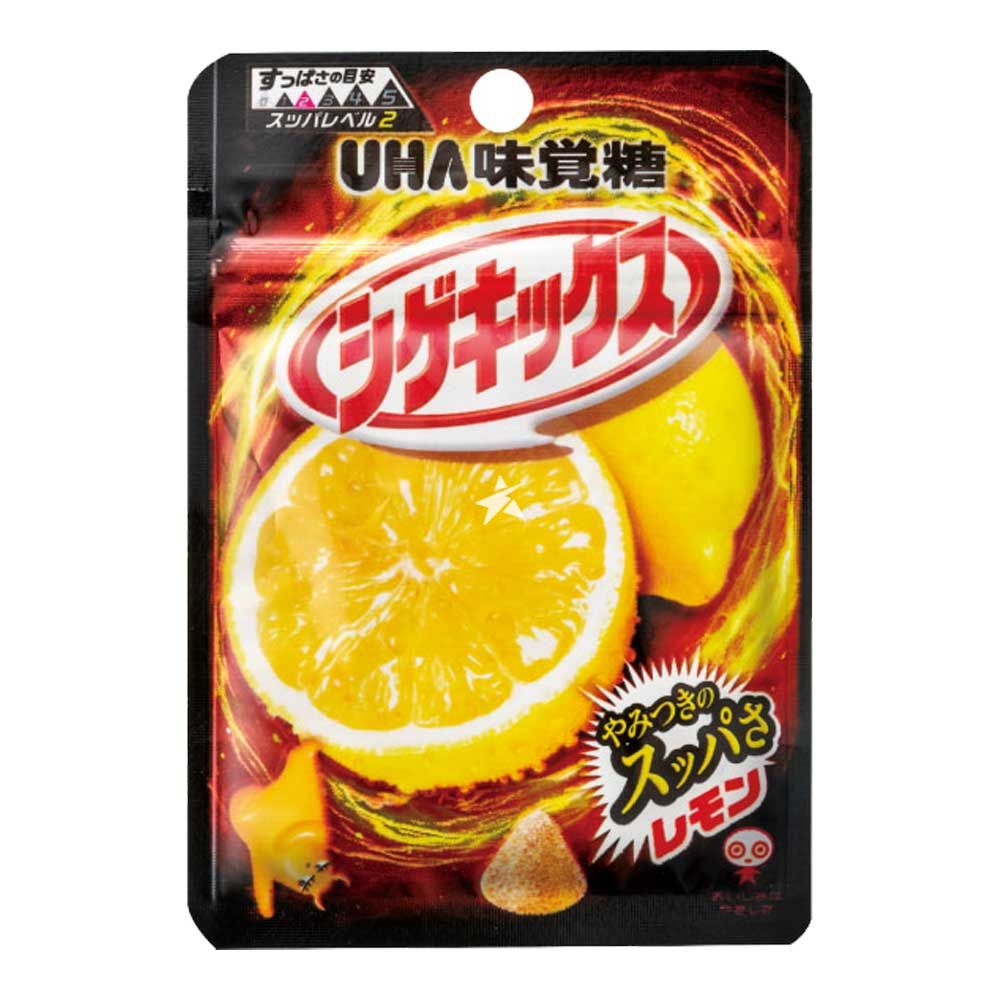 UHA Mikakuto Shigekikusu Lemon 20g - Candy Mail UK