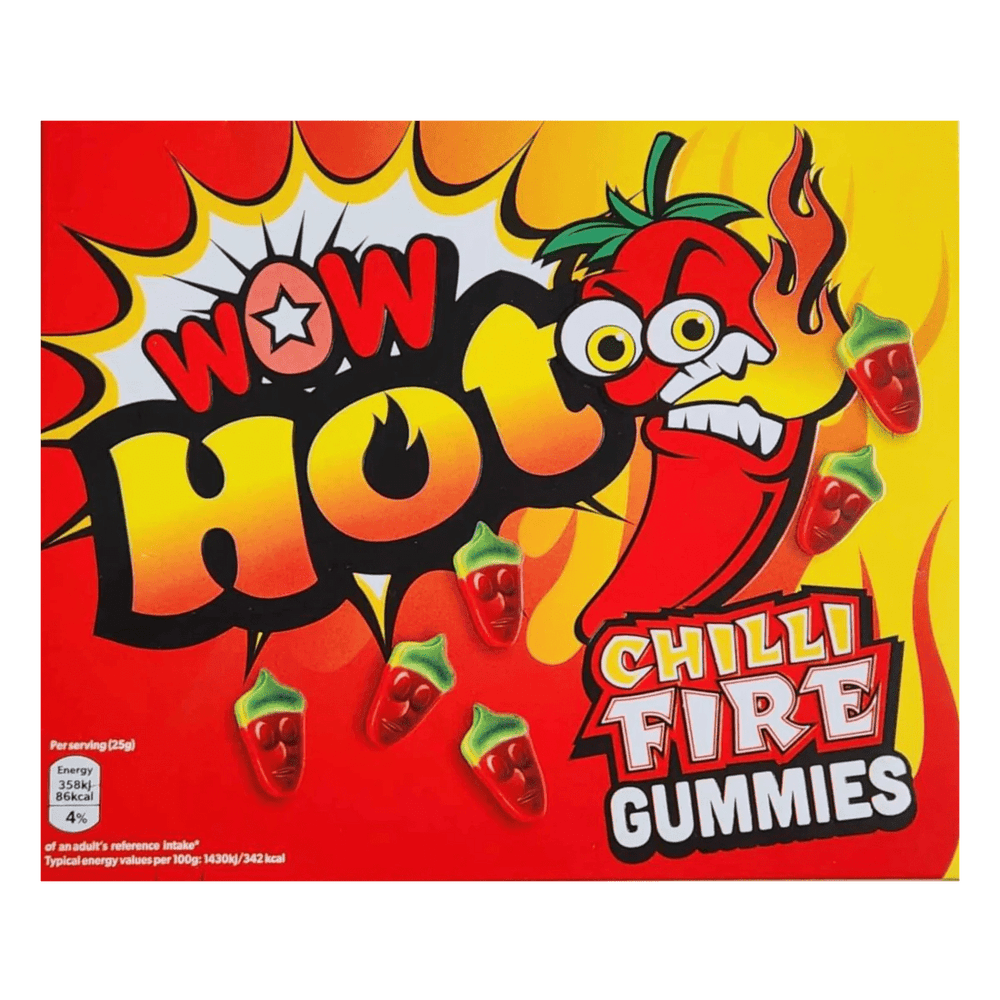 Wow Hot Chilli Fire Gummies 150g - Candy Mail UK