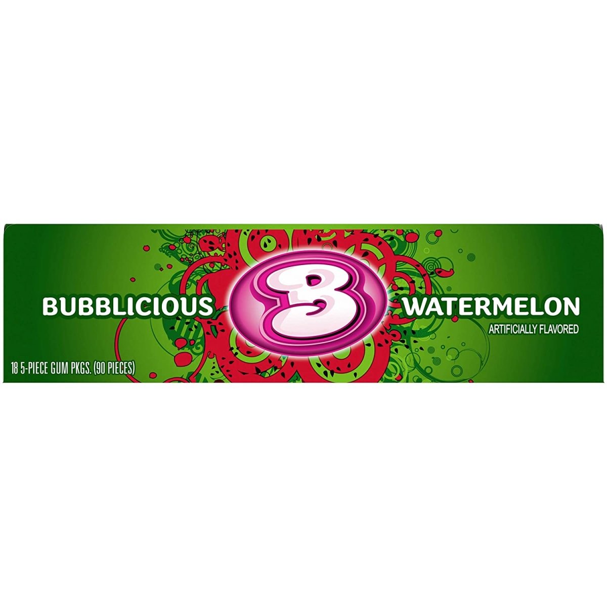 Bubblicious Watermelon Gum 37g - Candy Mail UK