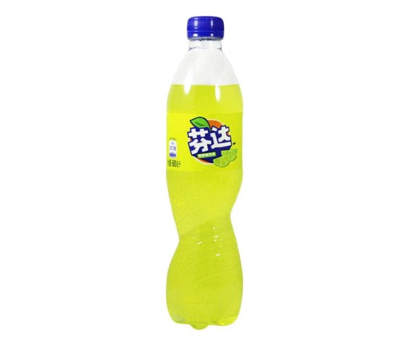 Case of Fanta Lime Bottle (China) 12x 500ml - Candy Mail UK