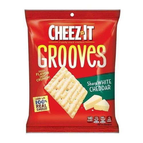 Cheez It Grooves Sharp White Cheddar 92g - Candy Mail Uk