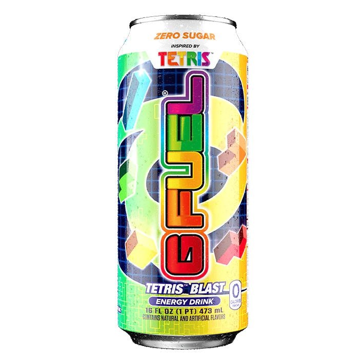 GFuel Tetris Blast Energy Drink 473ml - Candy Mail UK