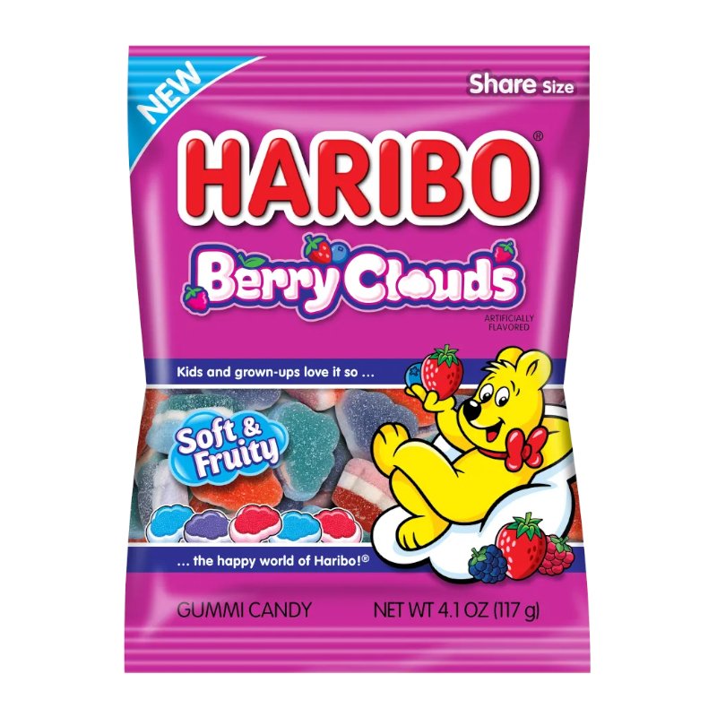 Haribo Berry Clouds (USA) 117g - Candy Mail UK