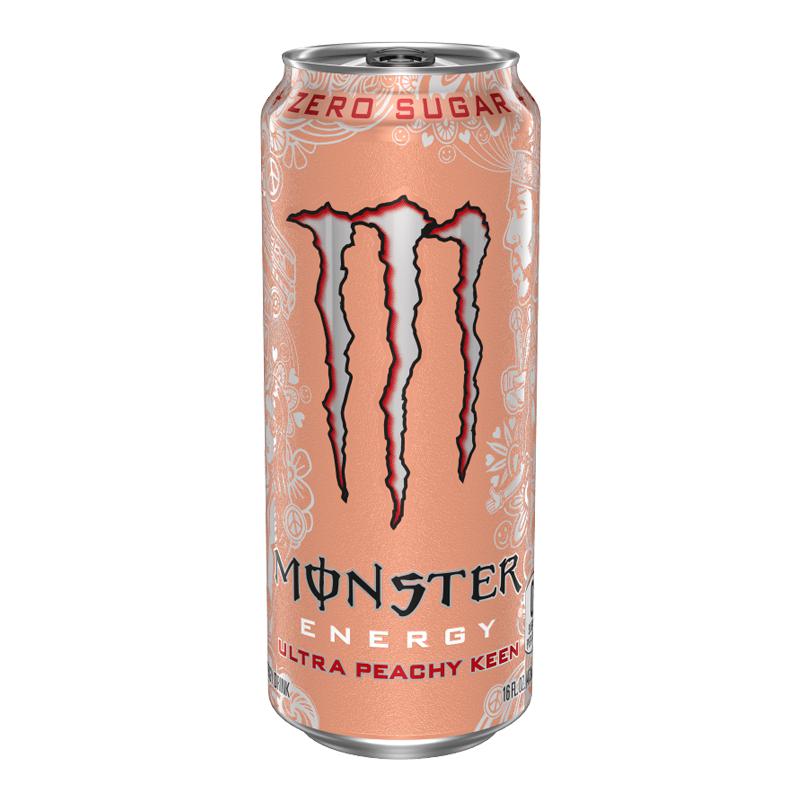 Monster Peachy Keen 473ml (Damaged Can) - Candy Mail UK