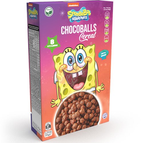 Nickelodeon Spongebob Chocoballs Cereal 375g - Candy Mail UK