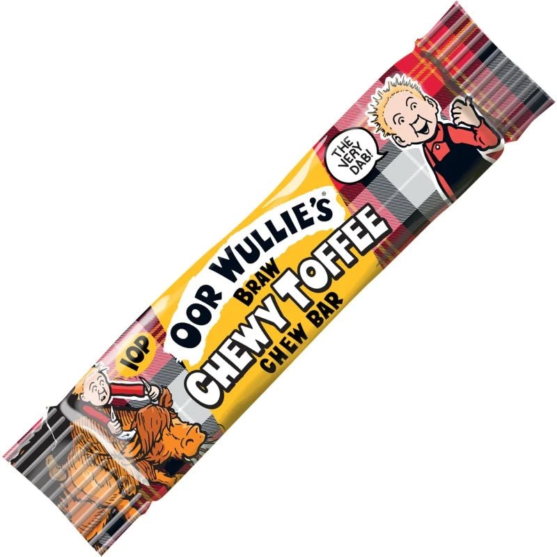 Oor Wullie's Chewy Toffee Chew Bar 11g - Candy Mail UK