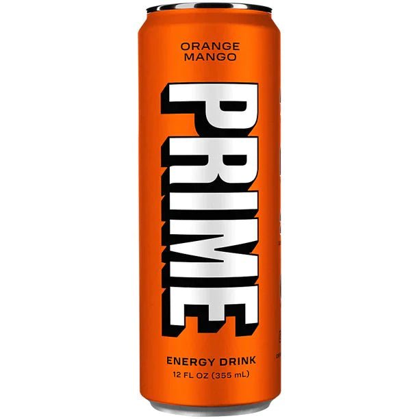 Prime Energy By Logan Paul x KSI- Orange Mango 355ml (Damaged Can) - Candy Mail UK