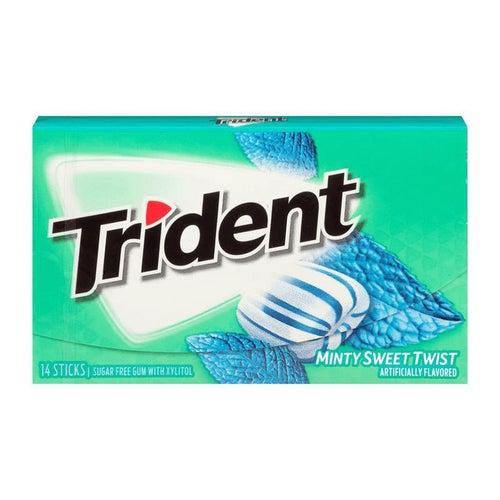 Trident Minty Sweet Twist Gum 31g - Candy Mail UK