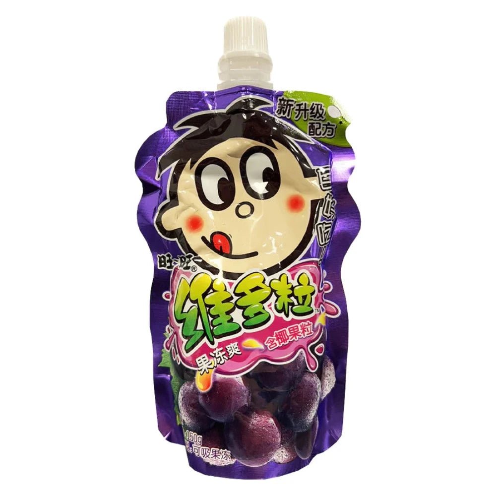 Want Want Fruit Jelly Drink Grape Flavour 150g - Candy Mail UK