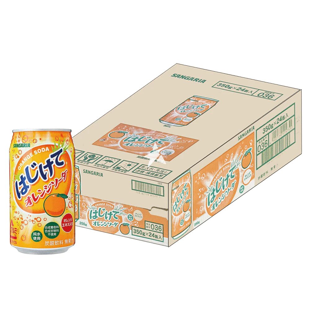 Wholesale Pack Sangaria Orange Soda 24 x 250g - Candy Mail UK