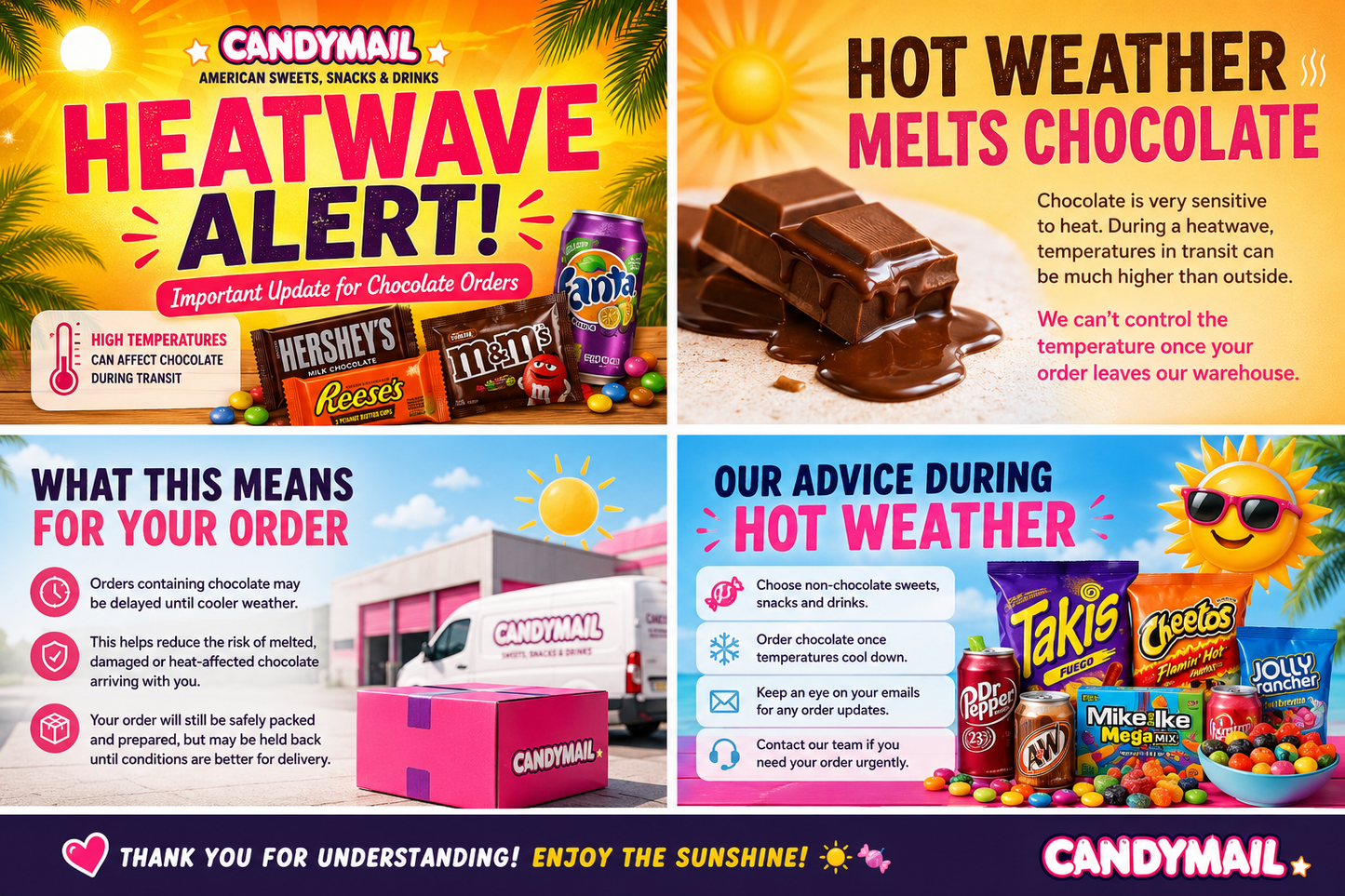 Heatwave Alert: Important Update for Chocolate Orders