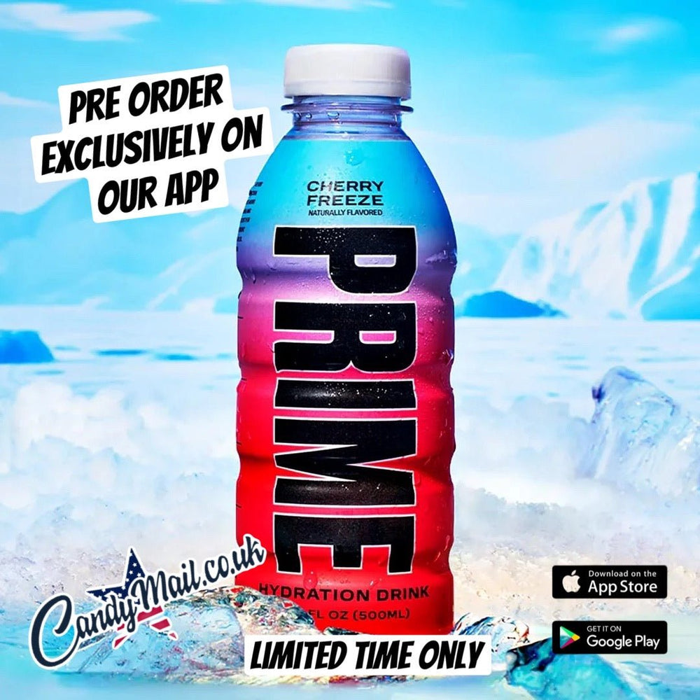 Cherry Freeze Prime UK: The latest release from Logan Paul and KSI - Candy Mail UK