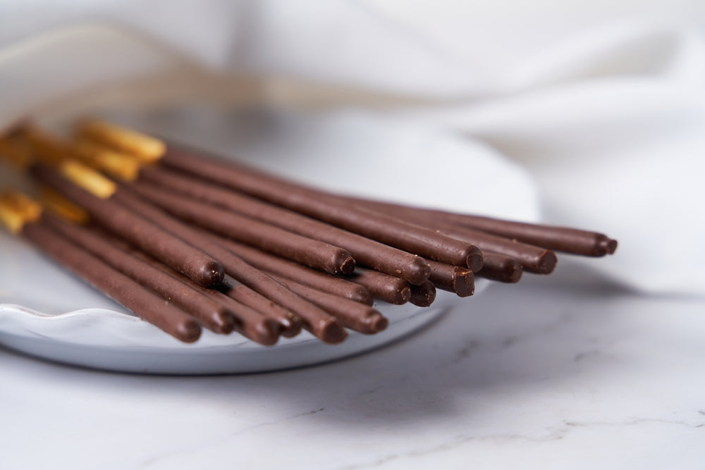 Chocolate-Dipped Biscuit Sticks