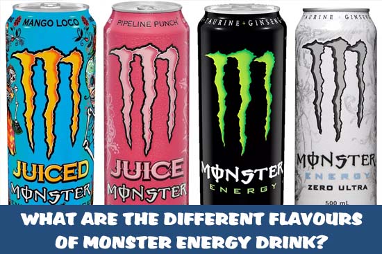 What are the different flavours of Monster Energy drink? - Candy Mail UK