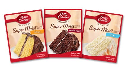 Betty Crocker Cake Mixes - Candy Mail UK