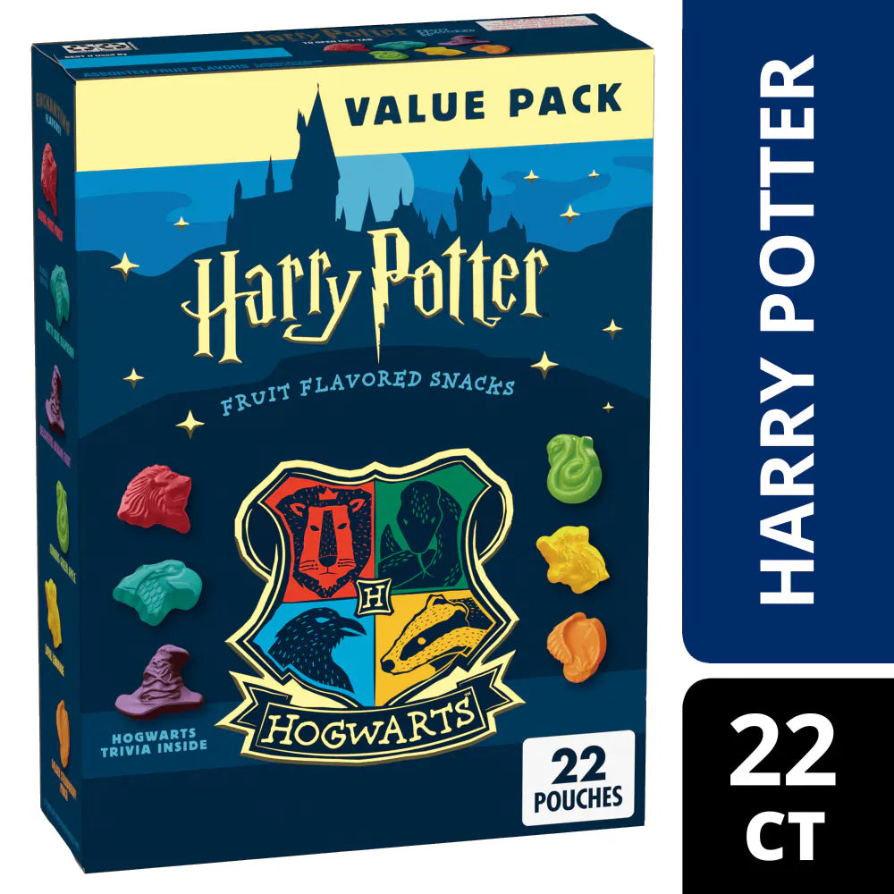 Harry Potter Fruit Flavored Snacks 22 Pouches 498g