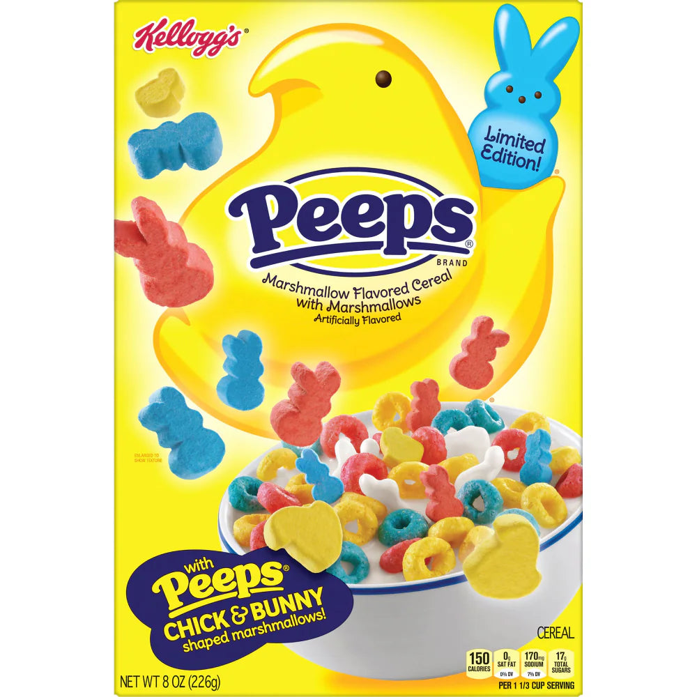 Kellogg's Peeps Cereal with Marshmallows 368g