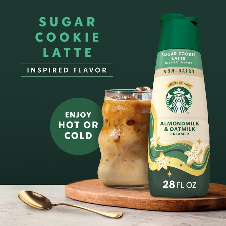 Starbucks Sugar Cookie Latte Non-Dairy Coffee Creamer 828ml