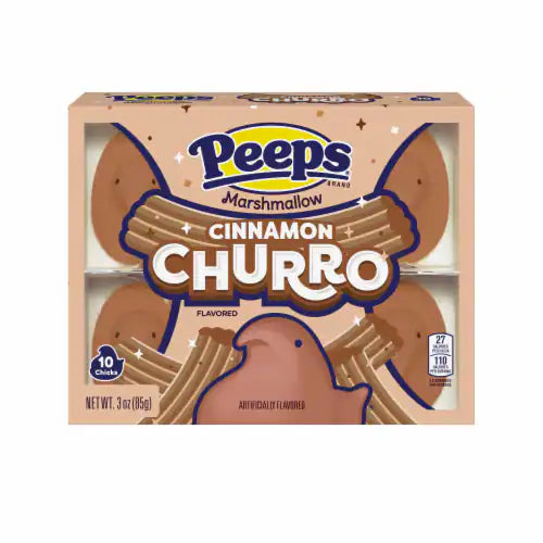Peeps Cinnamon Churro Marshmallow Chicks 85g