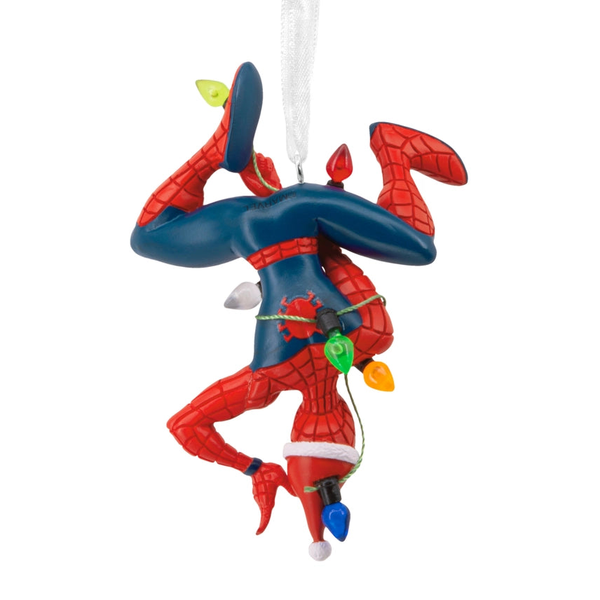 
                  
                    Marvel Spider-Man Tangled Fairy Lights Collectable Christmas Ornament
                  
                