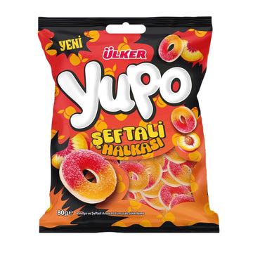 Ulker Yupo Jelly Peach Rings 70g