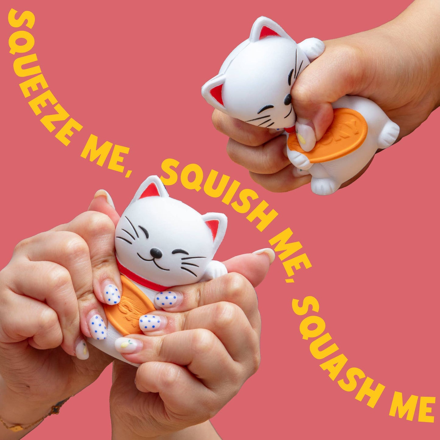 
                  
                    Lucky Cat Squishy Toy, Japanese Stress Toy
                  
                