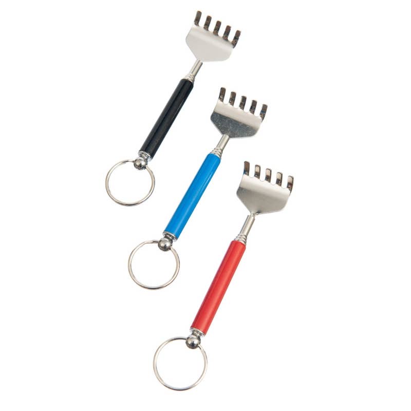 
                  
                    Mini Back Scratcher – Extendable Telescopic Keyring Gadget
                  
                