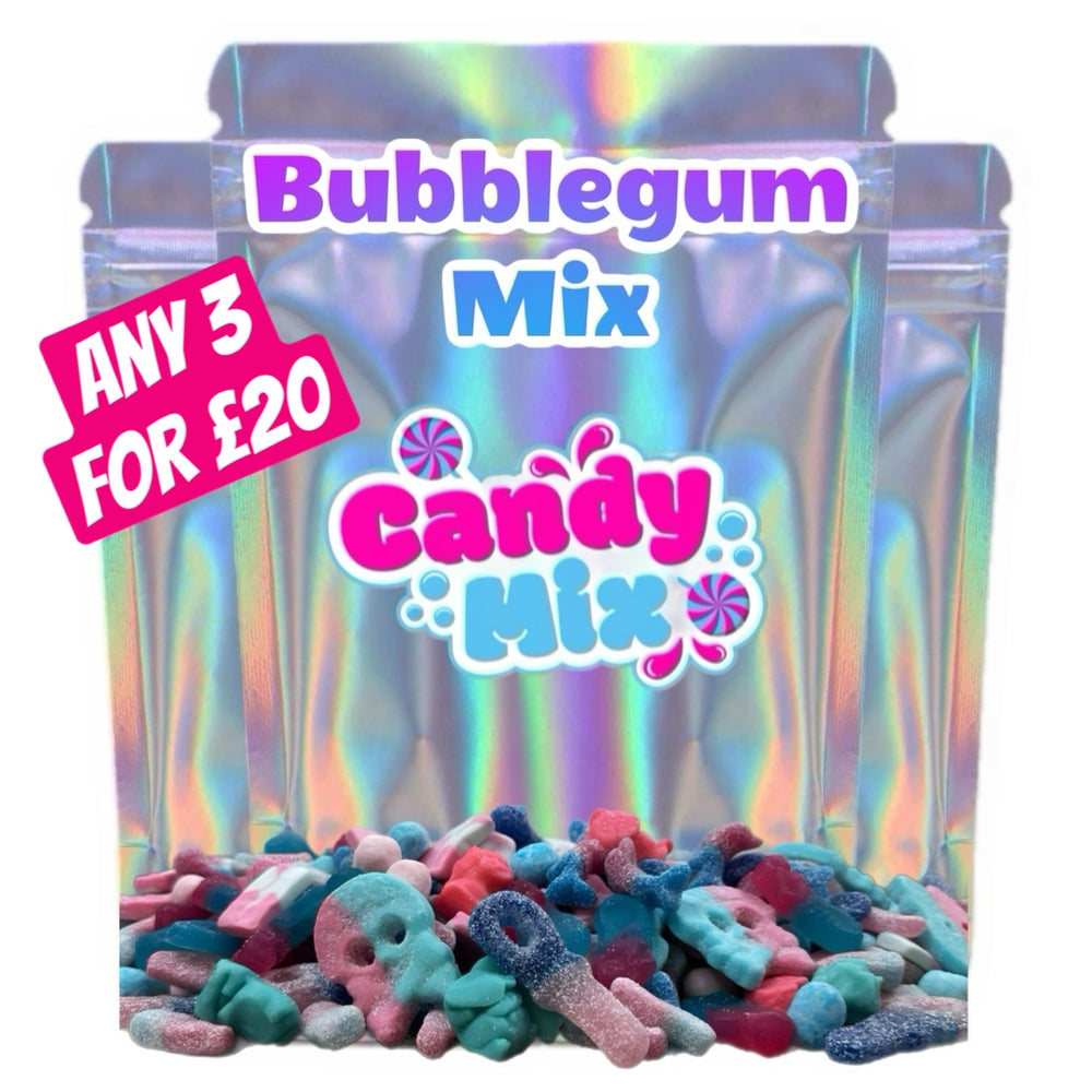 Pick and Mix Sweets - Bubblegum Mix 500g