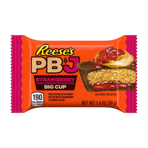 Reese's PB&J Strawberry Big Cup 39g - USA Candy