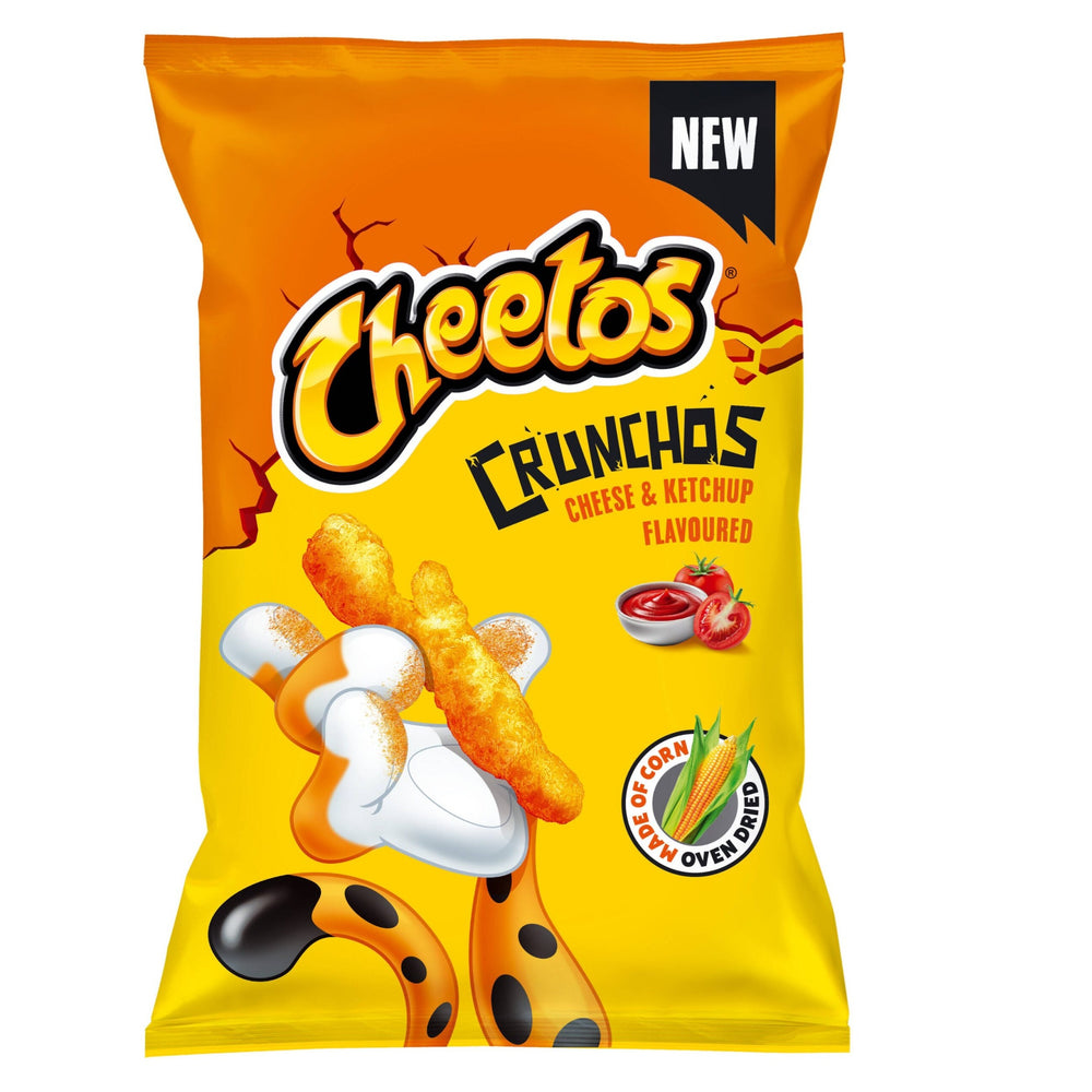Cheetos Crunchos Cheese & Ketchup (EU) – 165g Bold Combo
