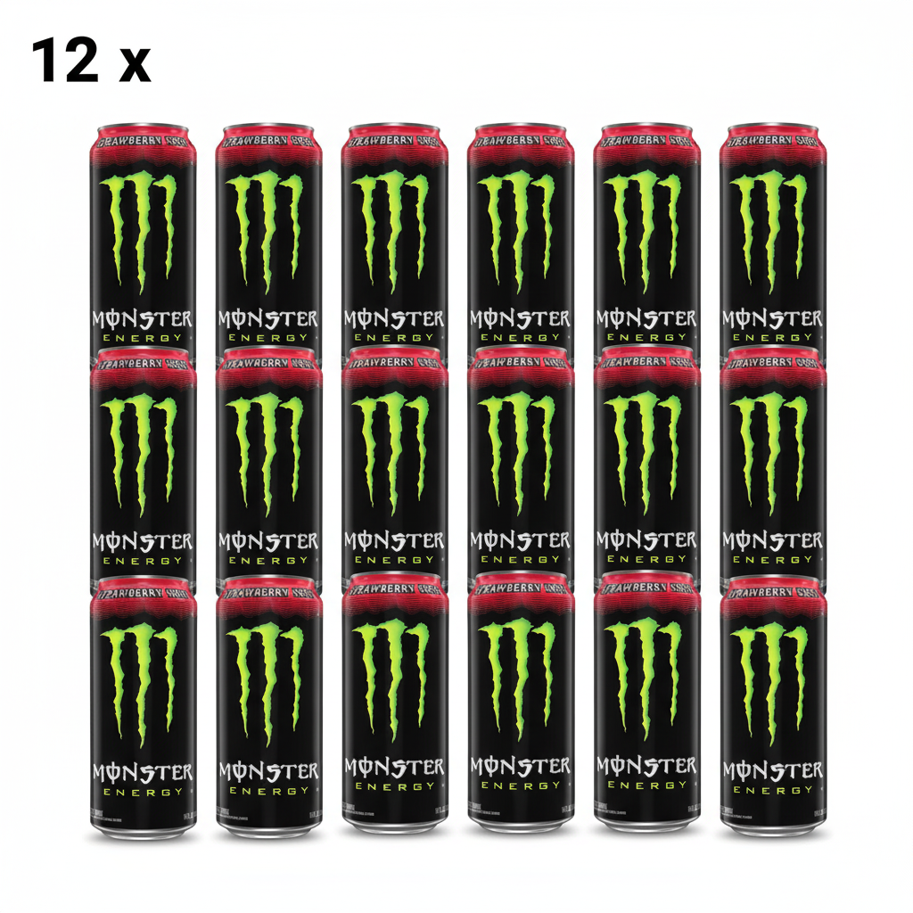 12 x Monster Energy Strawberry Shot