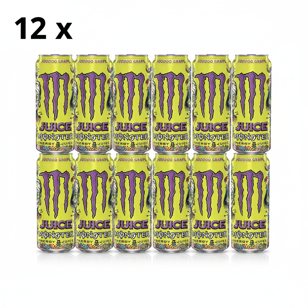 12 x Monster Juice Voodoo Grape