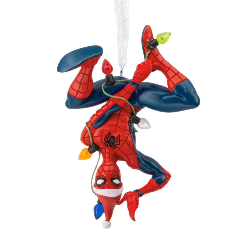 
                  
                    Marvel Spider-Man Tangled Fairy Lights Collectable Christmas Ornament
                  
                