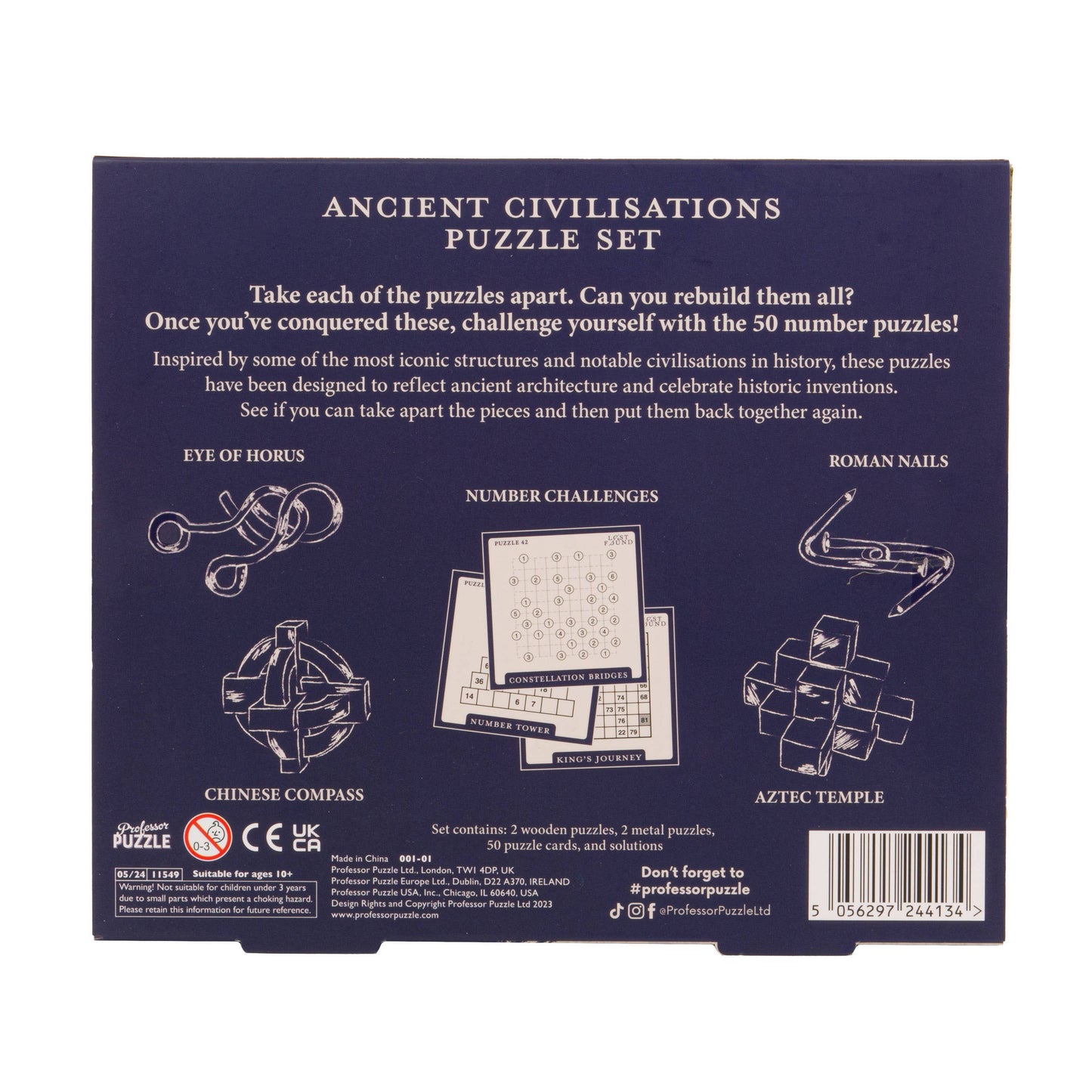 
                  
                    Lost & Found: Ancient Civilization Set of 5 - Wooden Puzzle
                  
                