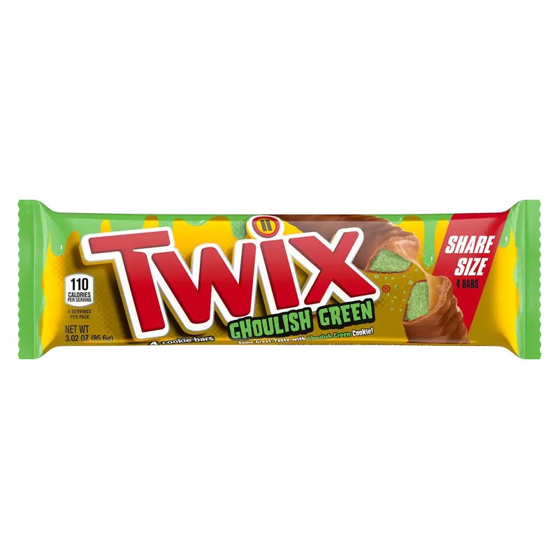Twix Ghoulish Green Share Size – Halloween Everyday 85.6 g