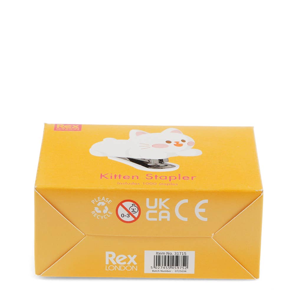 
                  
                    Kitten Mini Stapler – Cute Cat Desk Stapler with 1,000 Staples
                  
                