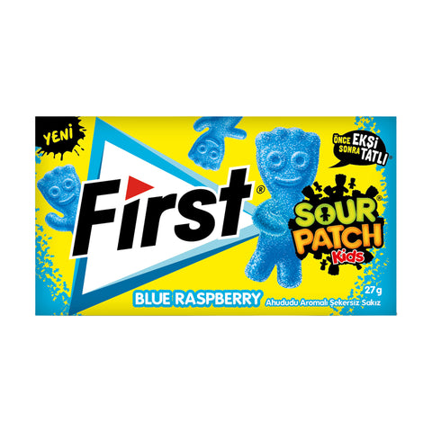 First Sour Patch Kids Blue Raspberry Gum 27g