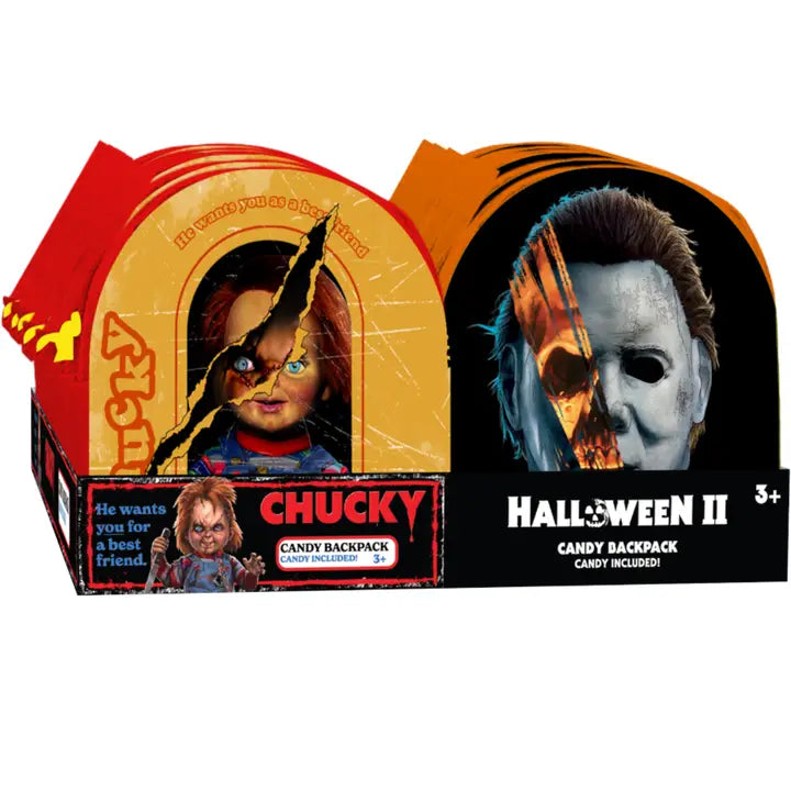 Chucky/Michael Myers Candy Back Packs (One Supplied) 8g