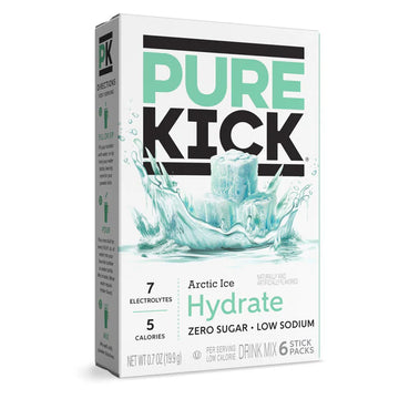 Pure Kick Arctic Ice Singles To Go Zero Sugar 19.9g