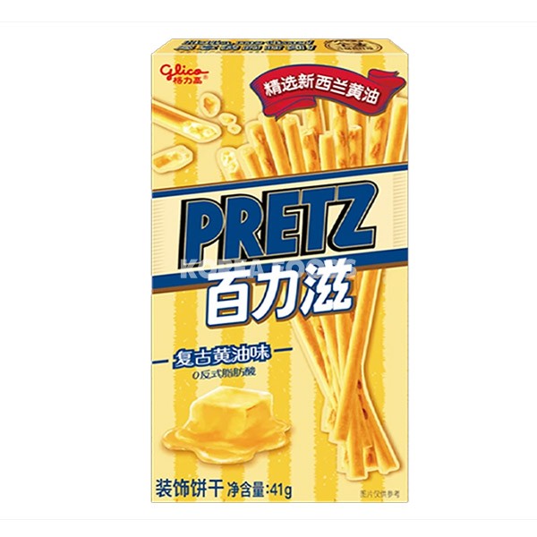 Glico Pretz Retro Butter Biscuit Sticks 41g