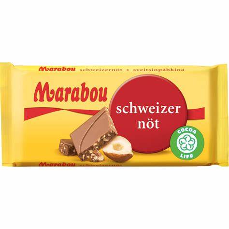 Marabou Schweizernöt (Sweden) 24g