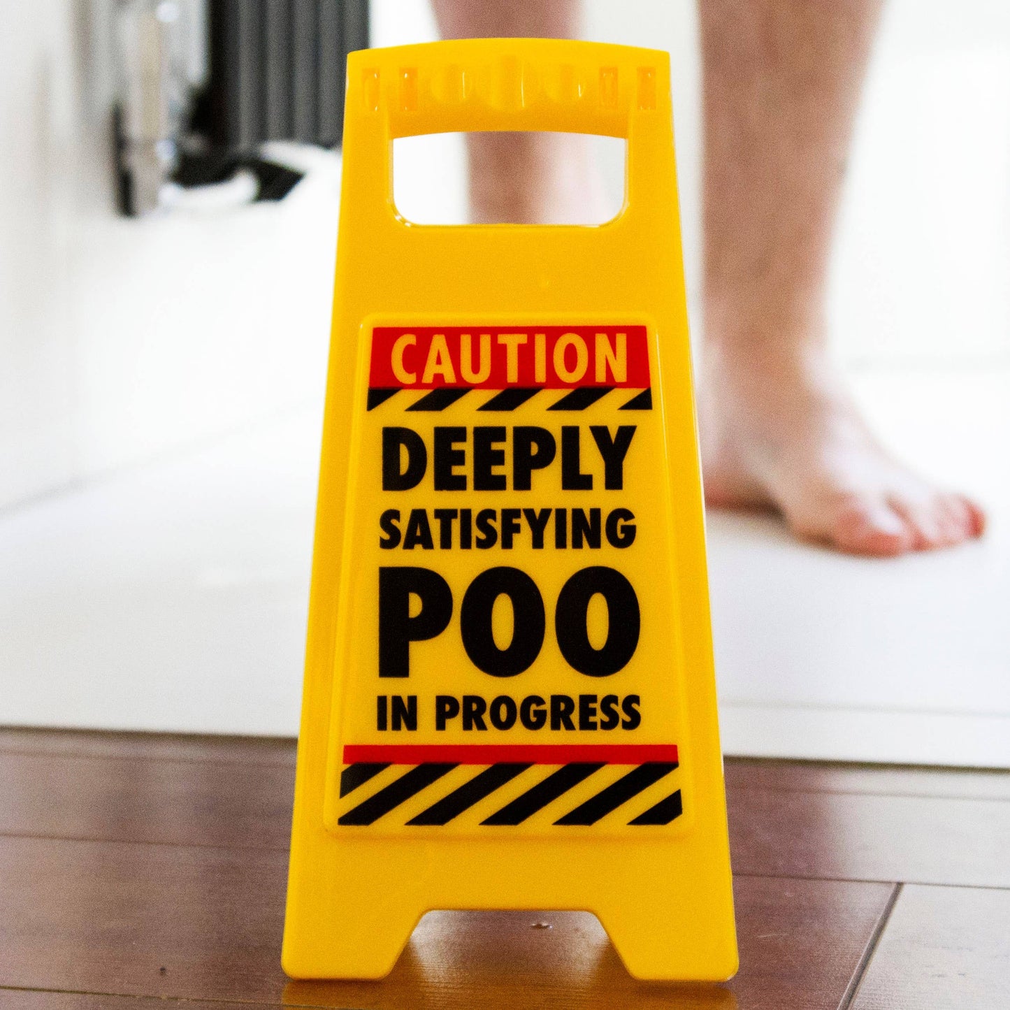 
                  
                    Satisfying Poo Desk Warning Sign - Novelty Men's Gift
                  
                