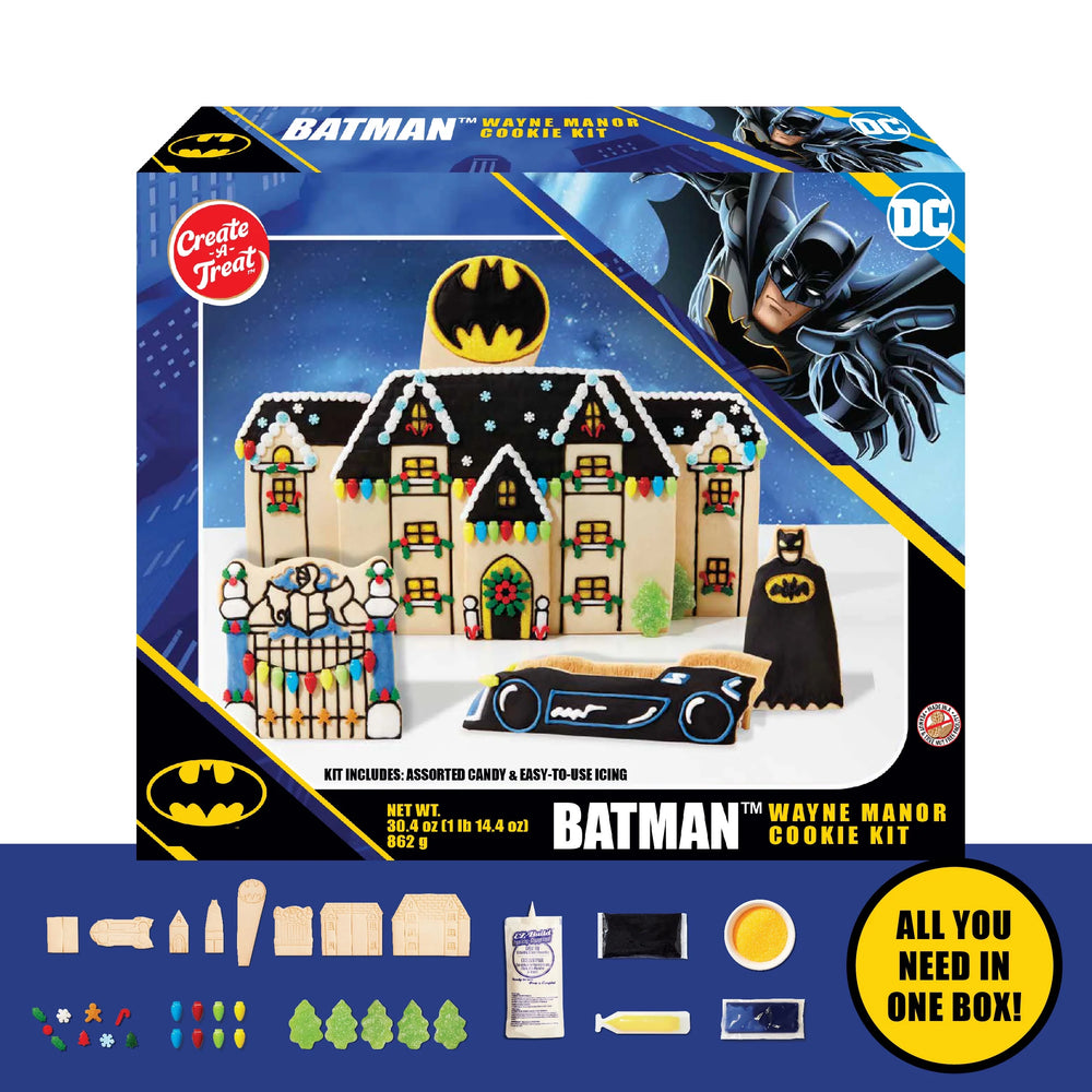 Create-A-Treat Batman Wayne Manor Cookie Kit 862g